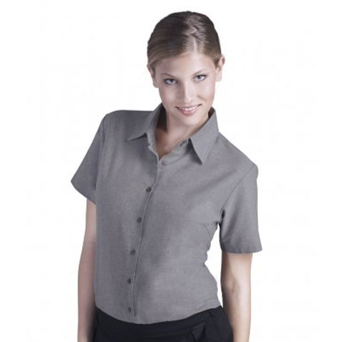 Oxford Shirts - Ladies Short Sleeves