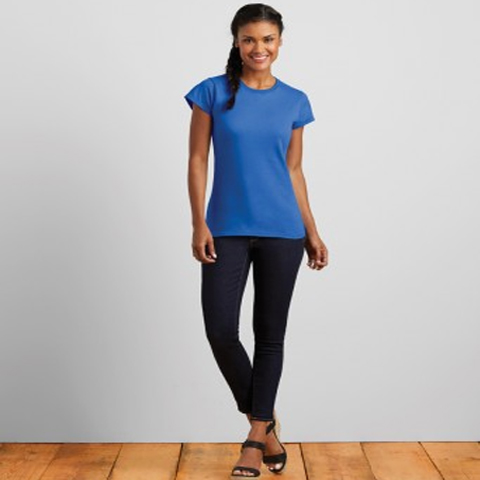 Gildan SoftStyle Ladies Fitted Ringspun T-Shirt