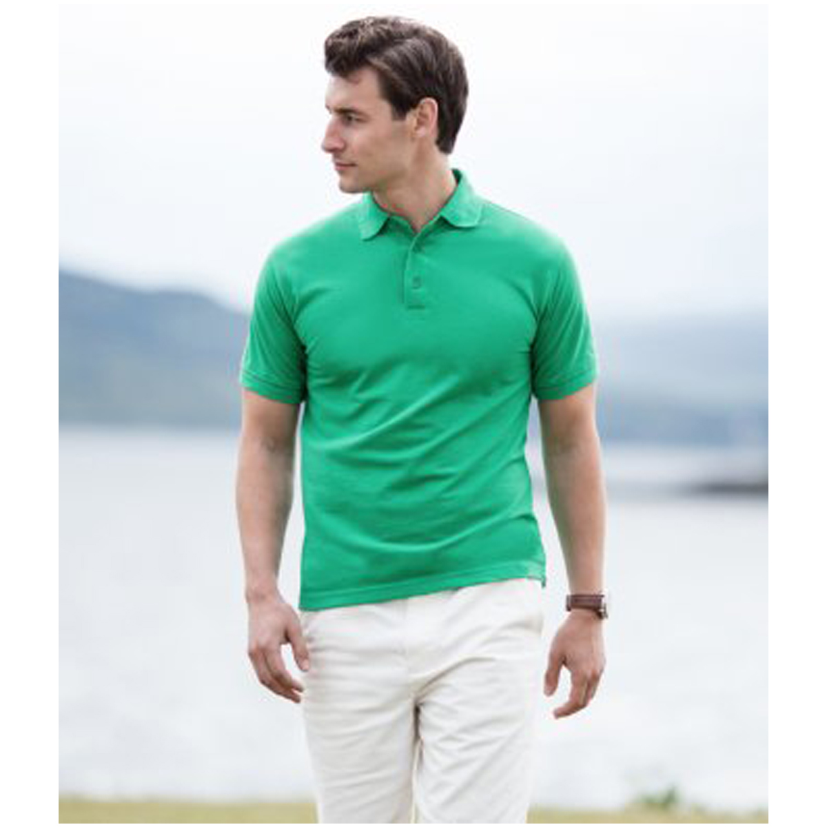 Henbury Heavy Poly/Cotton Pique Polo Shirt XS-XL