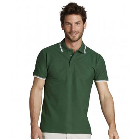 SOLS Practice Tipped Pique Polo Shirt