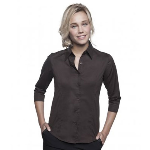 SOLS Ladies Effect 3/4 Sleeve Fitted Shirt