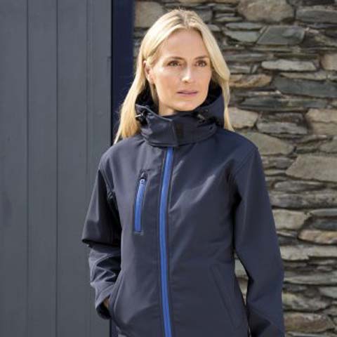 Result Core Ladies TX Performance Hooded Soft Shell Jacket