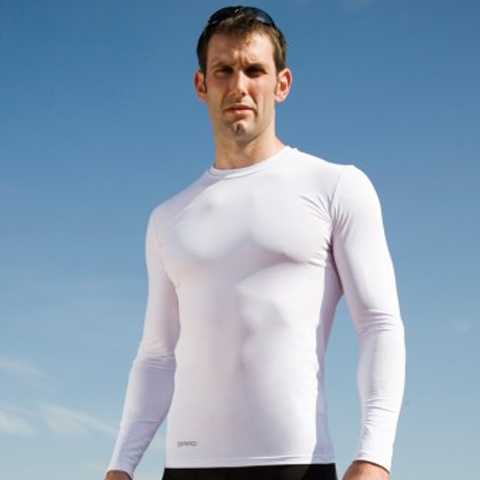 Spiro Compression Body Fit Long Sleeve Base Layer