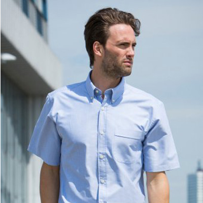 Henbury Short Sleeve Classic Oxford Shirt  S- XXL