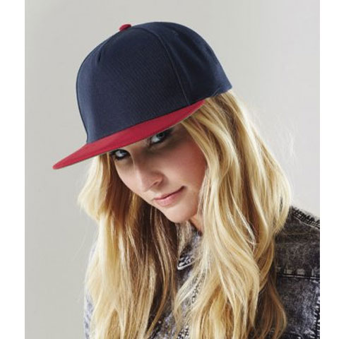 Beechfield Original Flat Peak Snap-Back Cap